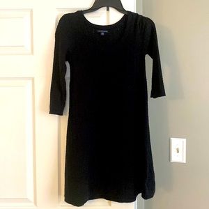 Black American Eagle 3/4 Sleeve Sweater Dress